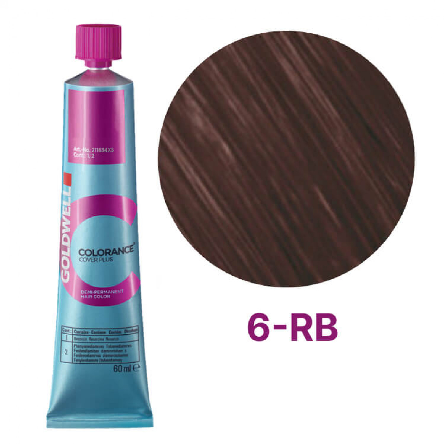 Краска тонирующая Colorance Cover Plus 6-RB красный бук, 60 мл. НФ-00022463