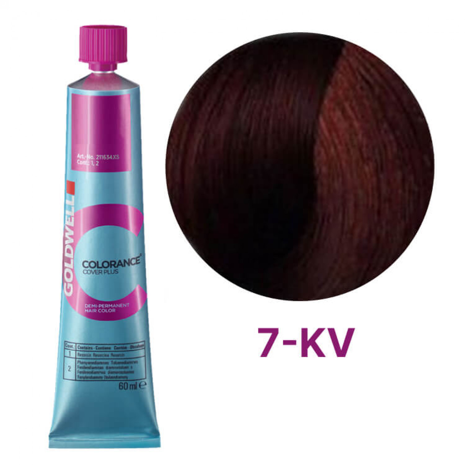 Краска тонирующая Colorance Cover Plus 7-KV медно-фиолетовый, 60 мл. НФ-00022471