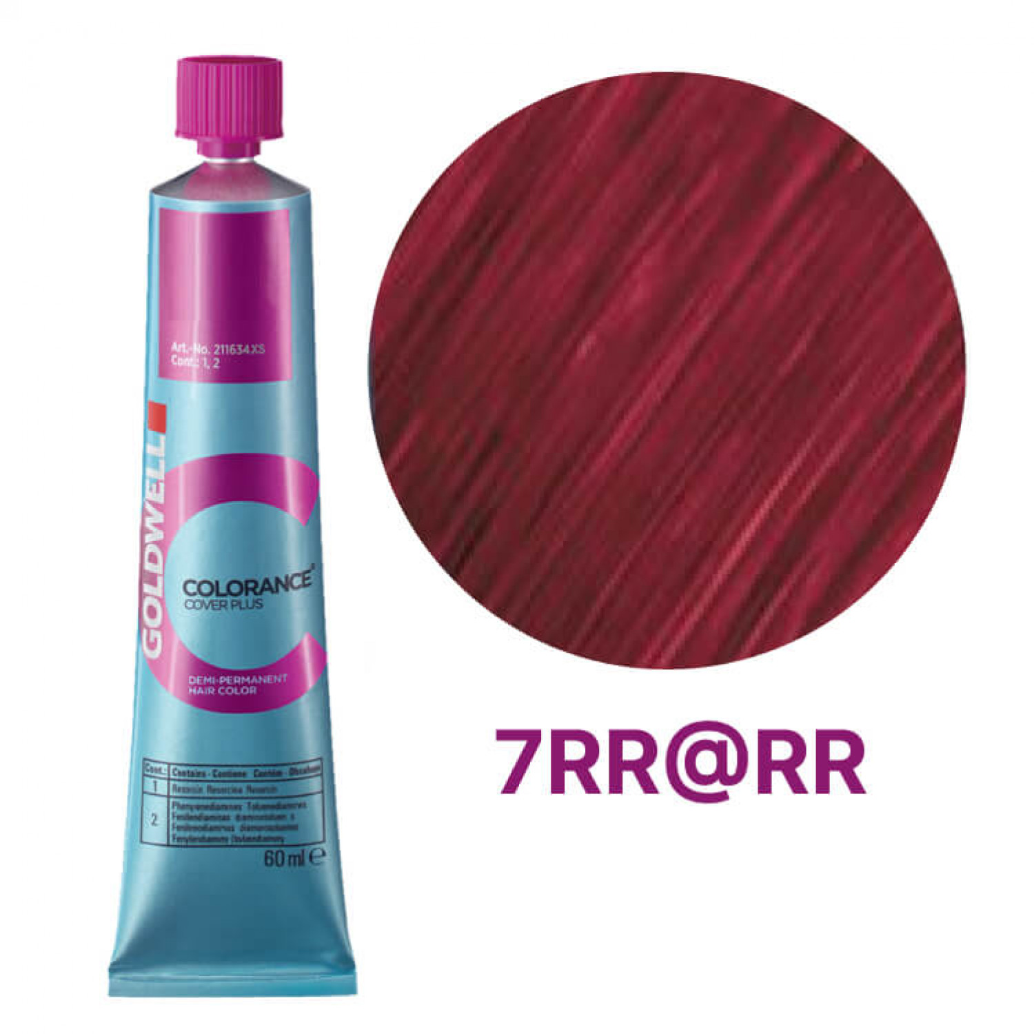 Краска тонирующая Colorance Cover Plus 7RR@RR роскошный красный с интенсивным сиянием, 60 мл. НФ-00022476