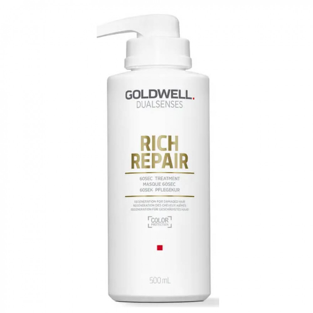 Goldwell Маска DSN Rich Repair 60 сек. восстанавливающая для сухих и поврежденных волос 500 мл