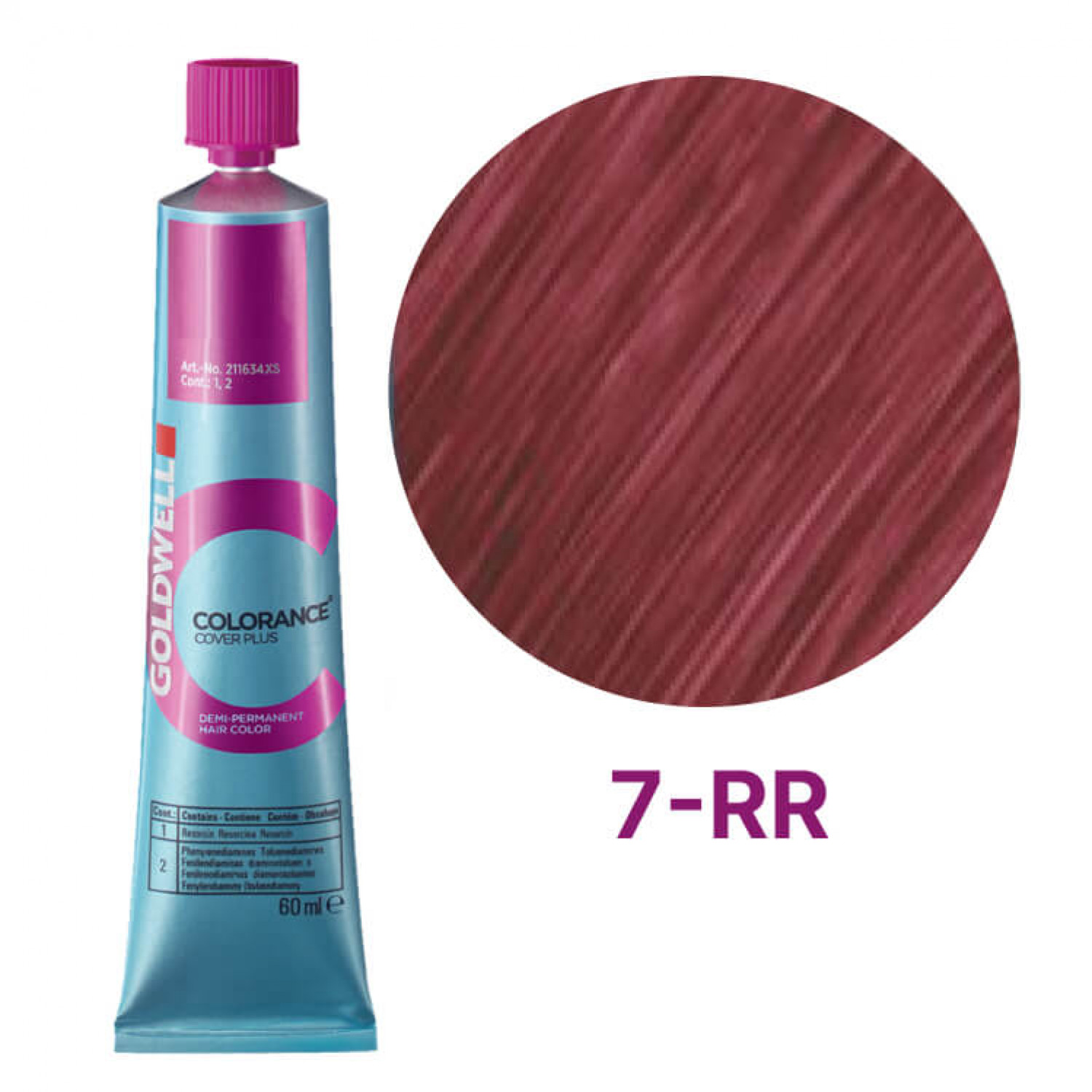 Краска тонирующая Colorance Cover Plus 7-RR соблазнительный красный, 60 мл. НФ-00022480