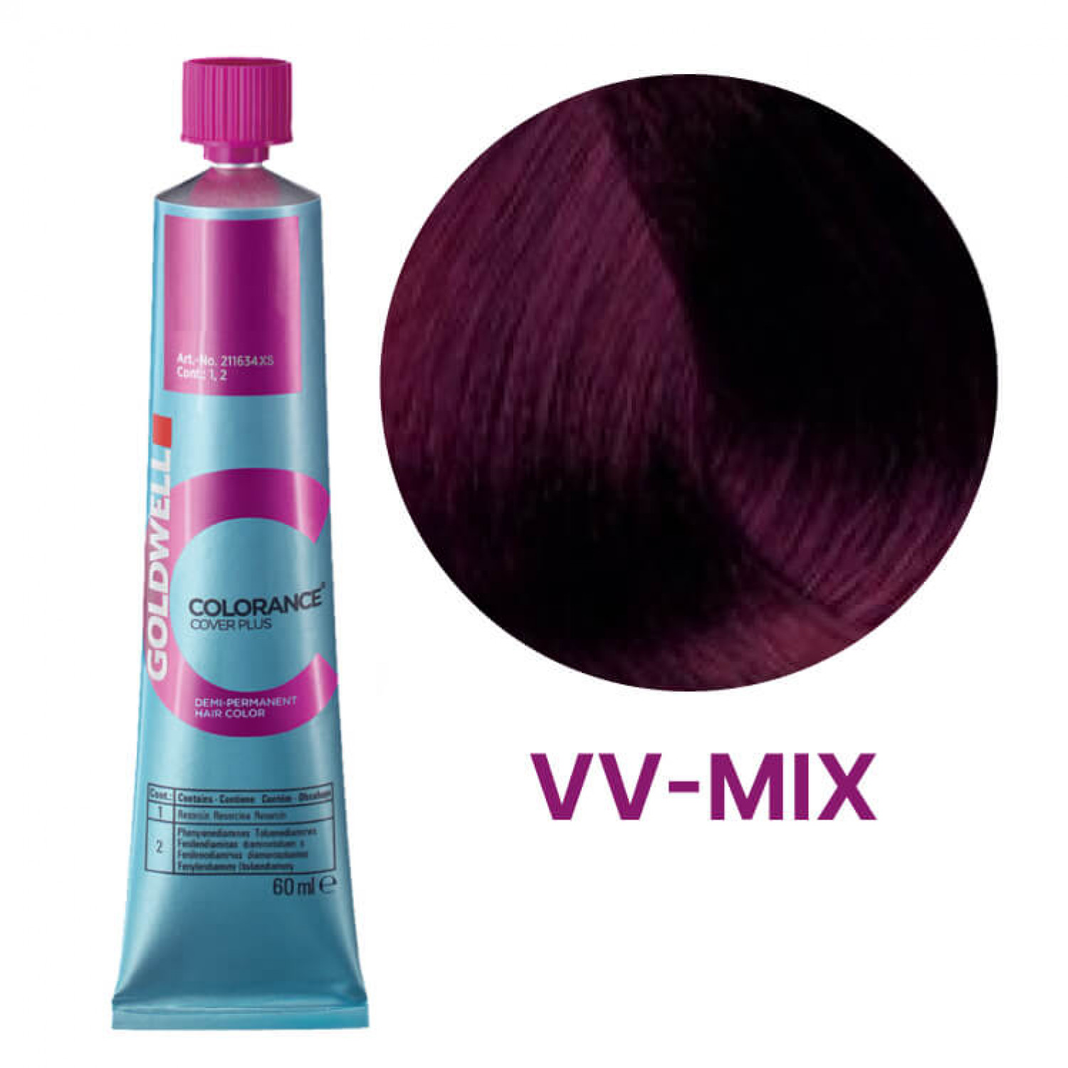 Краска тонирующая Colorance Cover Plus VV-MIX микс-тон интенсивно-фиолетовый, 60 мл. НФ-00022508