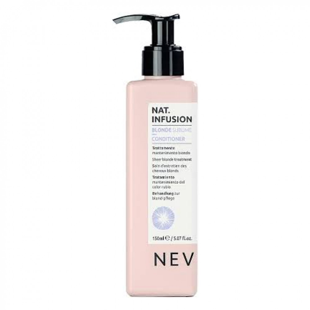 Крем-ополаскиватель для нейтрализации желтых оттенков на волосах Nevitaly Sheer Blonde Treatment, 150 ml