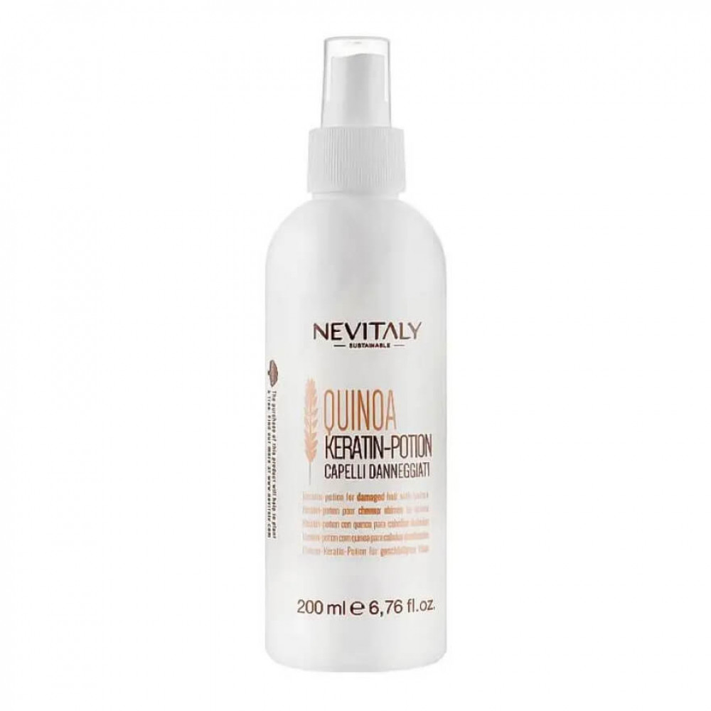 Крем-спрей з кератином Nevitaly Quinoa Keratin Potion, 200 ml