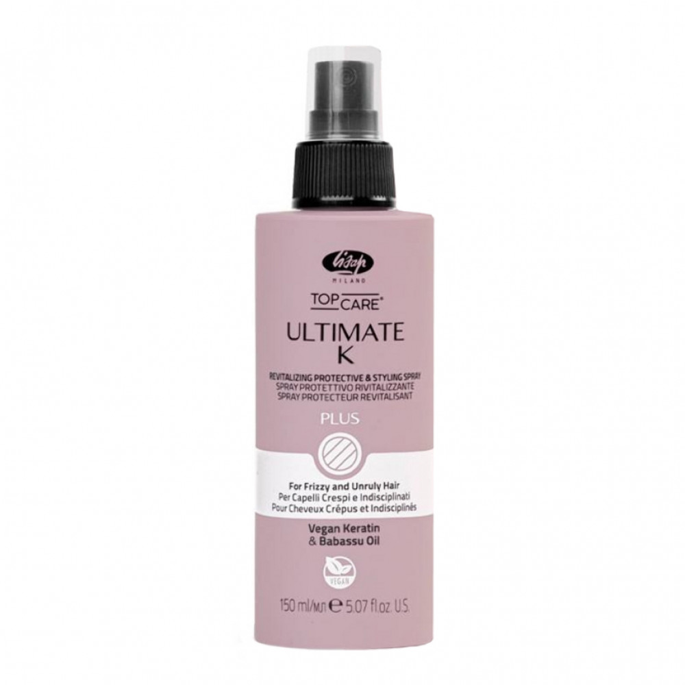 Lisap Ultimate K Revitalizing protective&styling spray спрей /термозахист та укладання, 150 ml