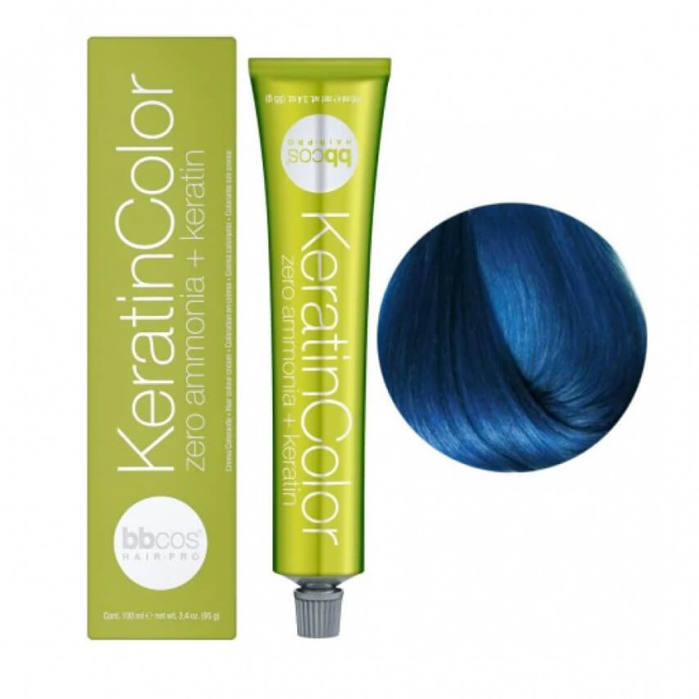 Bbcos KERATIN COLOR фарба для волосся 7000 коректор синій, 100 ml