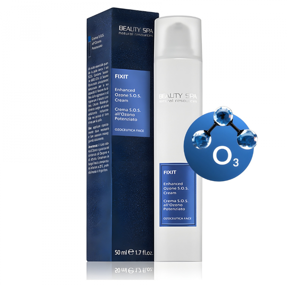 Beauty Spa Загоювальний озон-крем ФІКСІТ локально на пошкодження (запалення, постакне, дерматити) BEAUTY SPA FIXIT, 50 мл