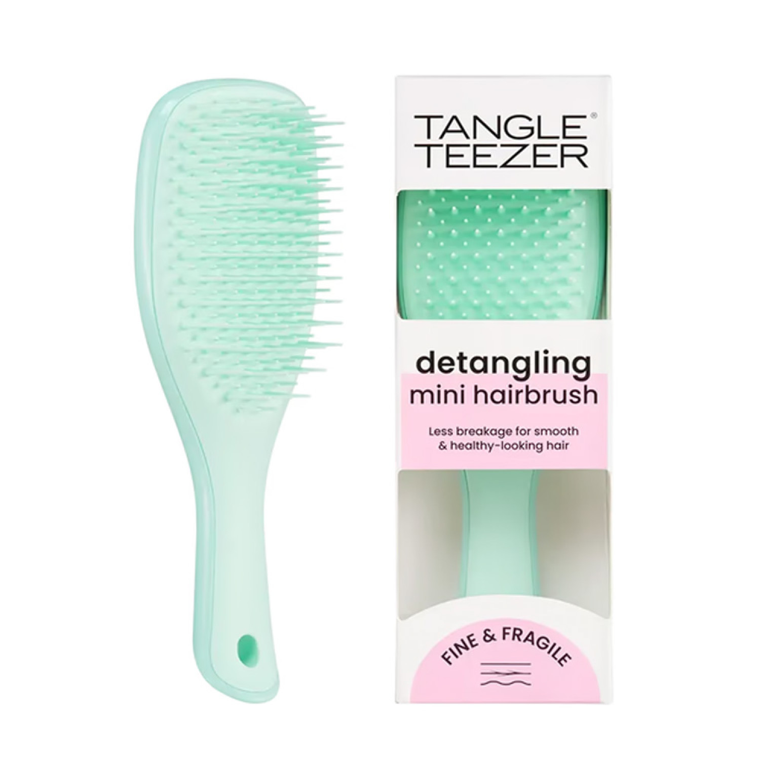 Расческа Tangle Teezer The Ultimate Detangler Mini Fine & Fragile Jade Lagoon 5060926685090