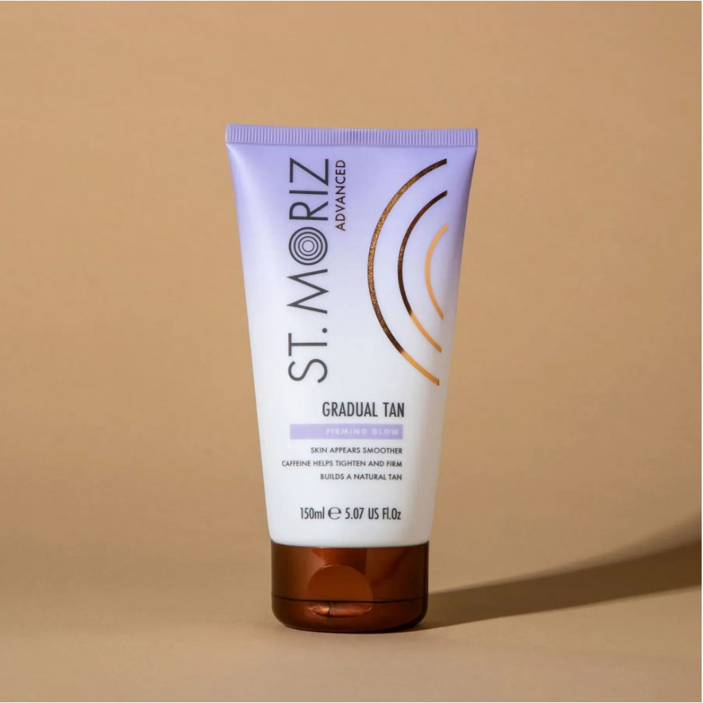 Лосьйон для покращення якості шкіри з ефектом автозасмаги St.Moriz Advanced Firming Gradual Tan Lotion, 150ml