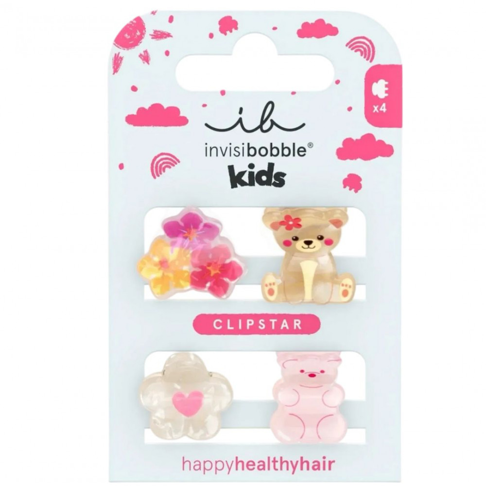 Заколка для волосся invisibobble CLIPSTAR KIDS Bearly Bloomed