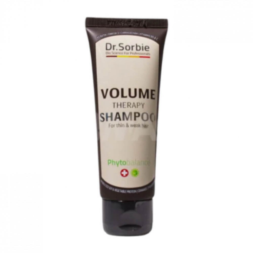 Dr. Sorbie Volume therapy Shampoo Терапевтический шампунь, 75 мл