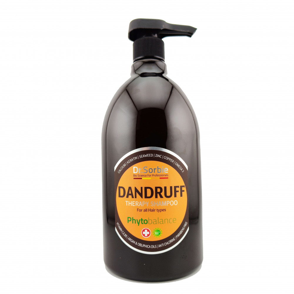 Dr.Sorbie Dandruff Shampoo терапевтический шампунь против перхоти для волос всех типов, 1000 ml