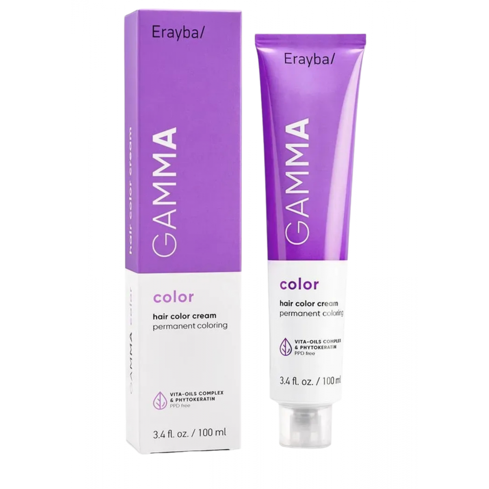 Erayba Gamma Hair Color Cream 9/12 экстра светло-русый пепельно-ирисовый, 100 ml