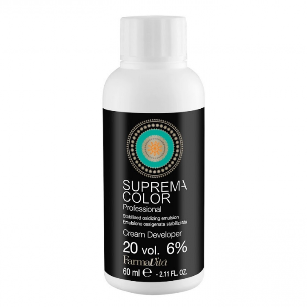 FARMAVITA Эмульсия 6% SUPREMA COLOR CREAM DEVELOPER (20 VOL.) 60ml