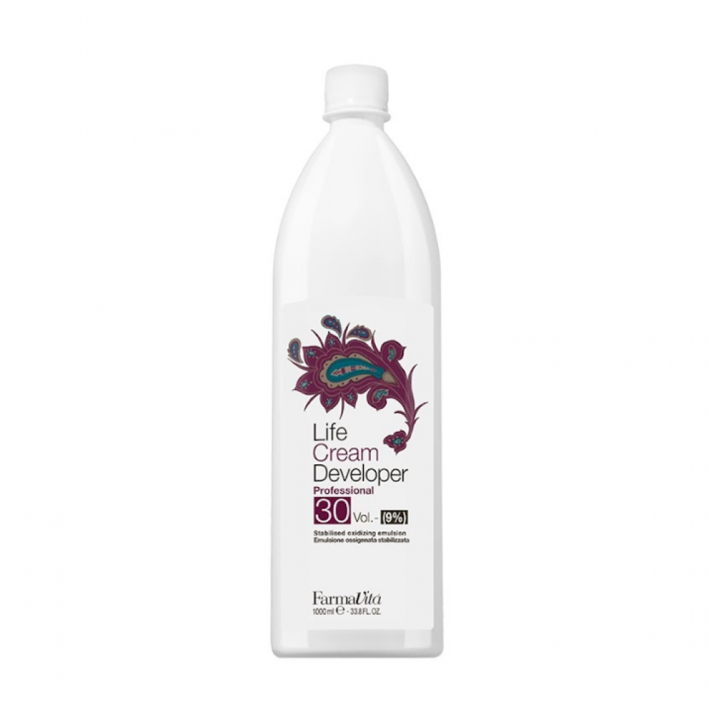 FARMAVITA Life Color Plus Эмульсия 9% CREAM DEVELOPER (30 VOL.) 1L
