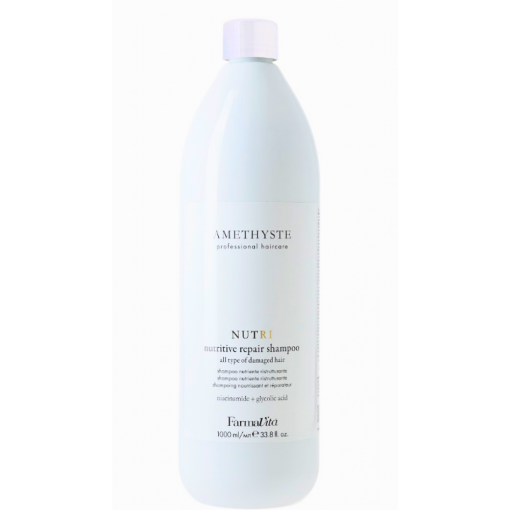 FARMAVITA AMETHYSTE NUTRI - Nutritive Repair Shampoo Увлажняющий шампунь для волос 1000 ml