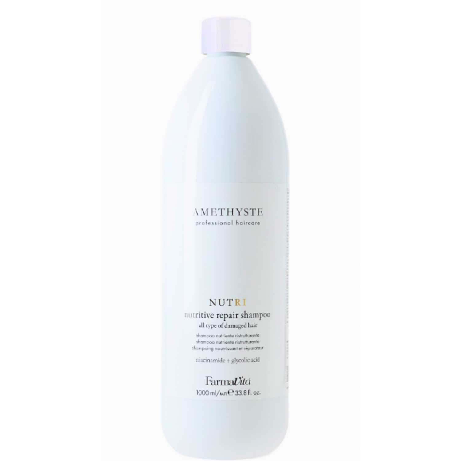 FARMAVITA AMETHYSTE NUTRI - Nutritive Repair Shampoo Увлажняющий шампунь для волос 1000 ml НФ-00028948