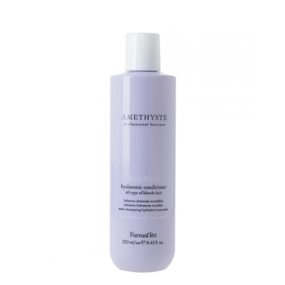FARMAVITA AMETHYSTE BLONDE - Hyaluronic Conditioner Увлажняющий кондиционер для всех типов осветленных волос 250 ml