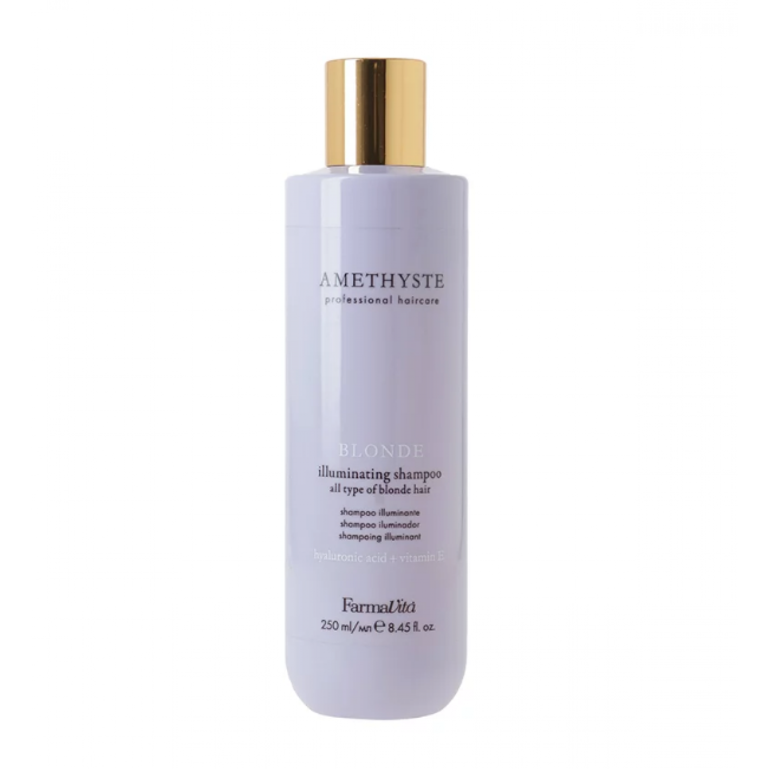 FARMAVITA AMETHYSTE BLONDE -Illuminating Shampoo Осветляющий и увлажняющий шампунь для всех типов осветленных волос 250 ml НФ-00028952