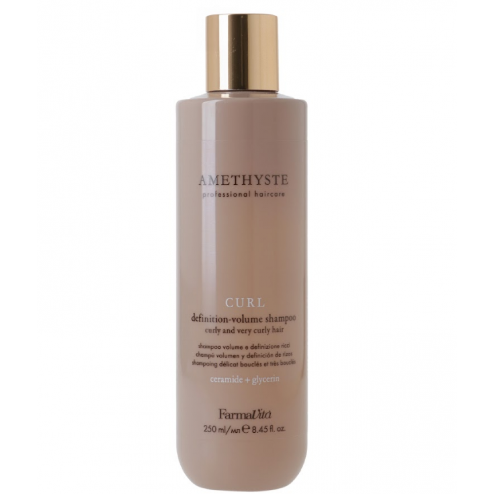 FARMAVITA AMETHYSTE CURL - Definition Volume Shampoo Шампунь для вьющихся волос 250 ml