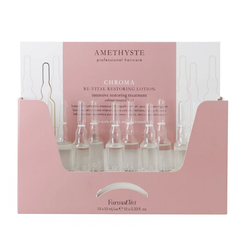 FARMAVITA AMETHYSTE CHROMA Re-Vital Restoring Lotion Лосьон для окрашенных волос 10x10ml