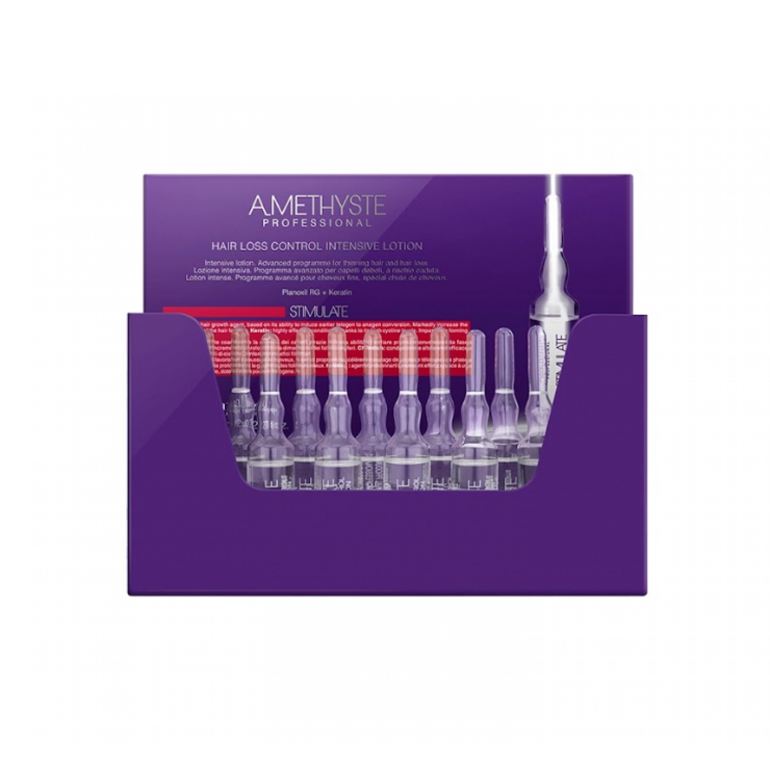 FARMAVITA AMETHYSTE ADAVENCE STIMULATE - Hair Loss Control Lotion Лосьон для стимулирования роста волос 12х8ml НФ-00028962