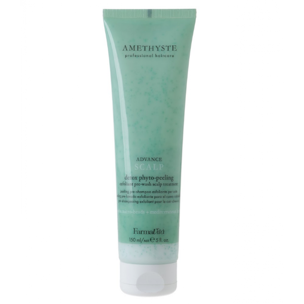 FARMAVITA AMETHYSTE ADVANCE SCALP -DETOX Phyto-Peeling Mask Очищающая пилинг-маска для кожи головы 150ml