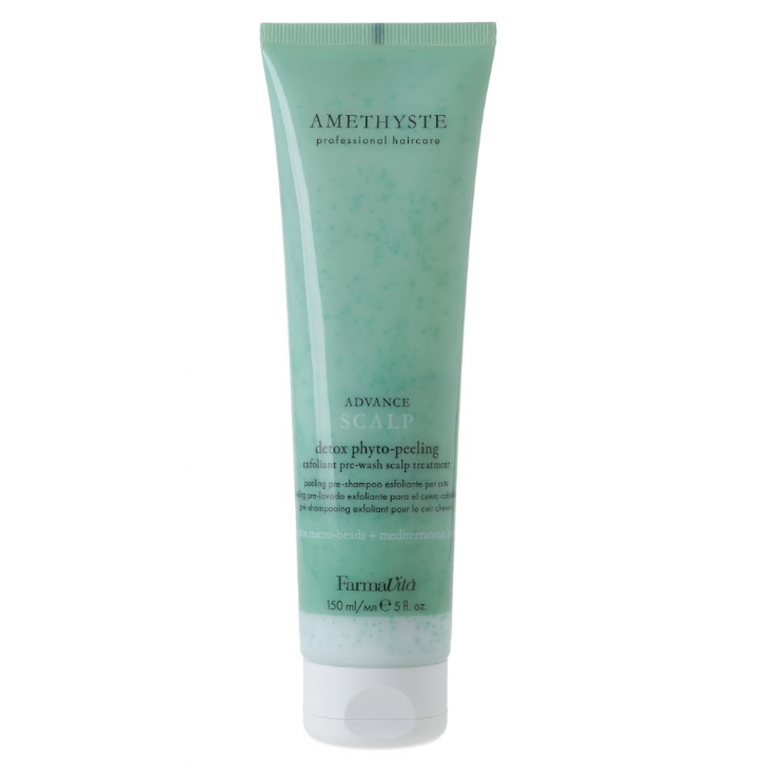 FARMAVITA AMETHYSTE ADVANCE SCALP -DETOX Phyto-Peeling Mask Очищающая пилинг-маска для кожи головы 150ml НФ-00028963