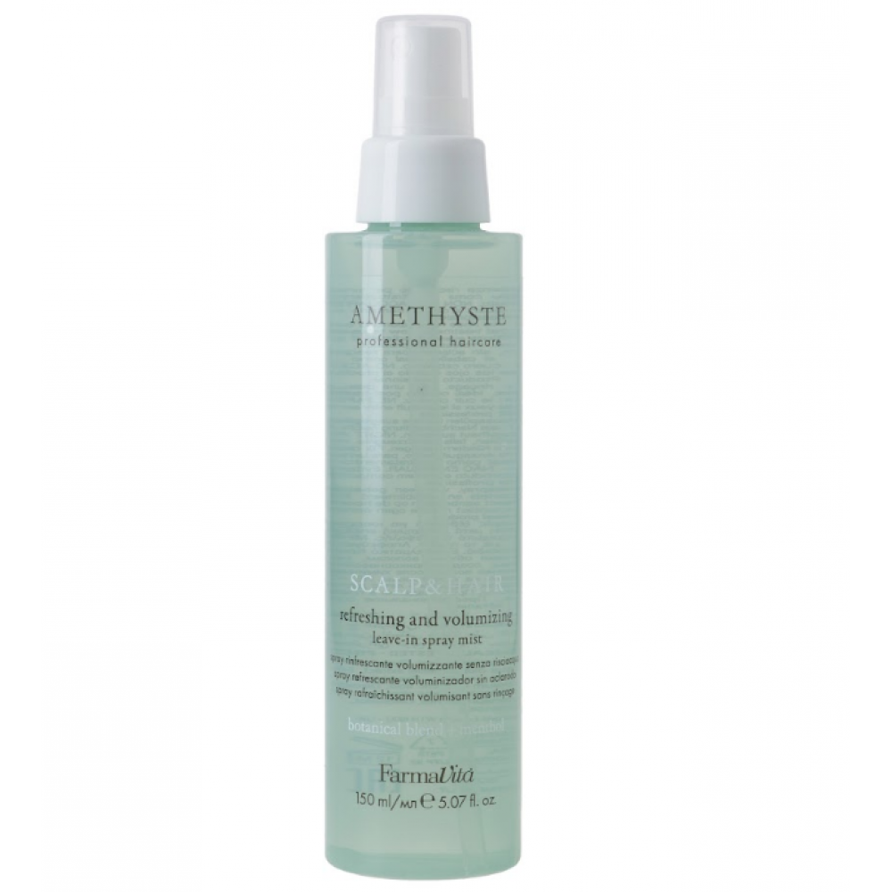 FARMAVITA AMETHYSTE SCALP & HAIR Refreshing Volumizing Mist Освежающий спрей для восстановления баланса 150ml