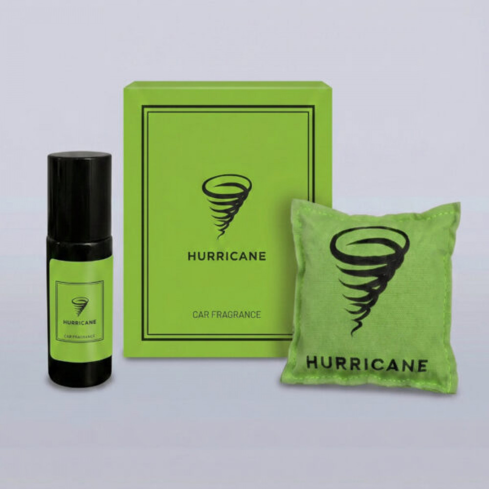 Hurricane LIGHT GREEN ароматизатор в авто + додатковий флакон