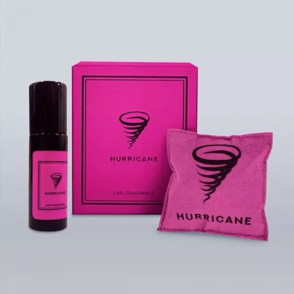 Hurricane PINK ароматизатор в авто + додатковий флакон