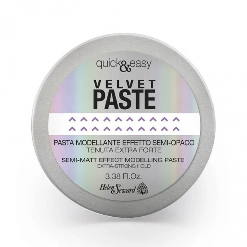 Helen Seward QUICK and EASY Velvet PASTE Моделююча паста з напівматовим ефектом понад сильну фіксацію, 100 ml