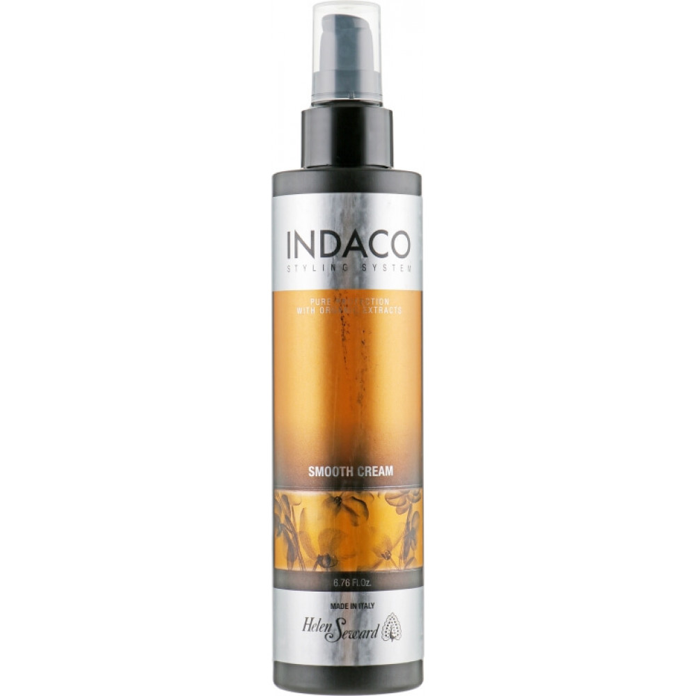 Крем для випрямлення кучерявого волосся INDACO, 200 ml