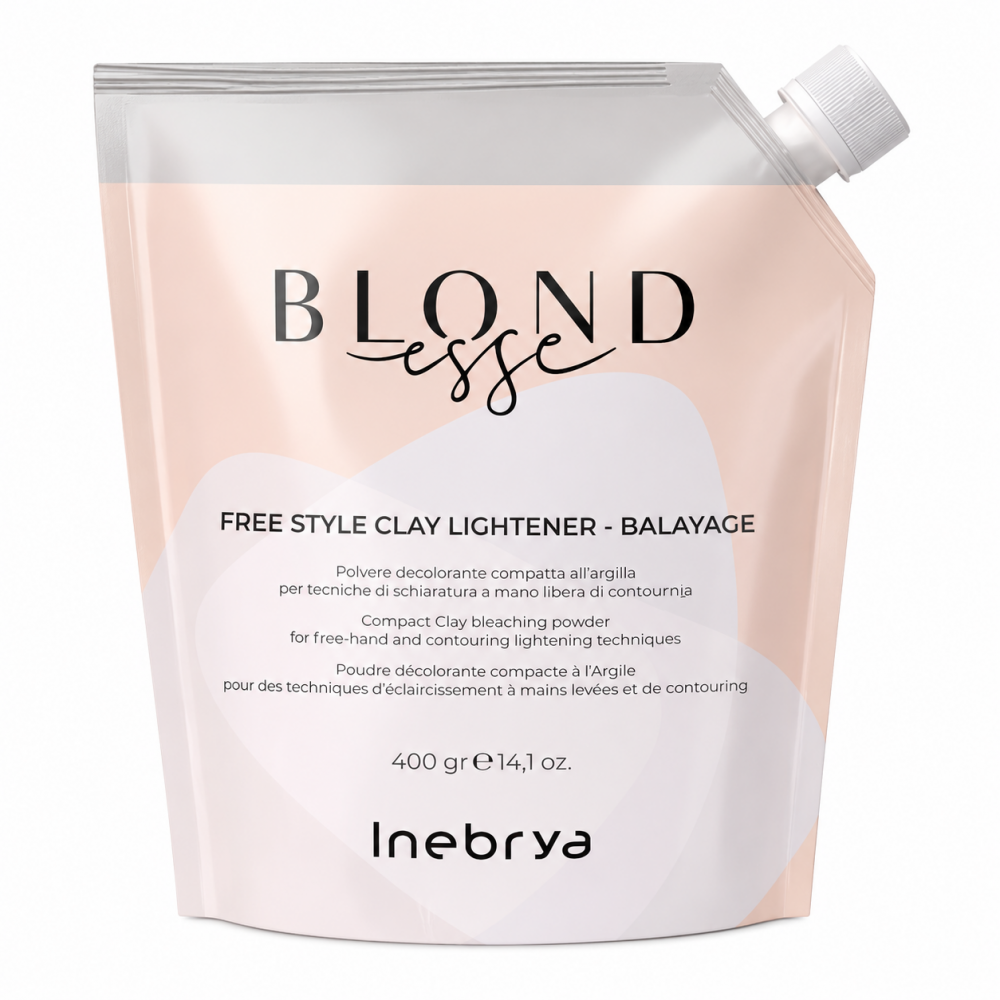 Знебарвлююча глина Inebrya Blondesse Free Style Clay Light - Balayage-5 Tones, 400 гр