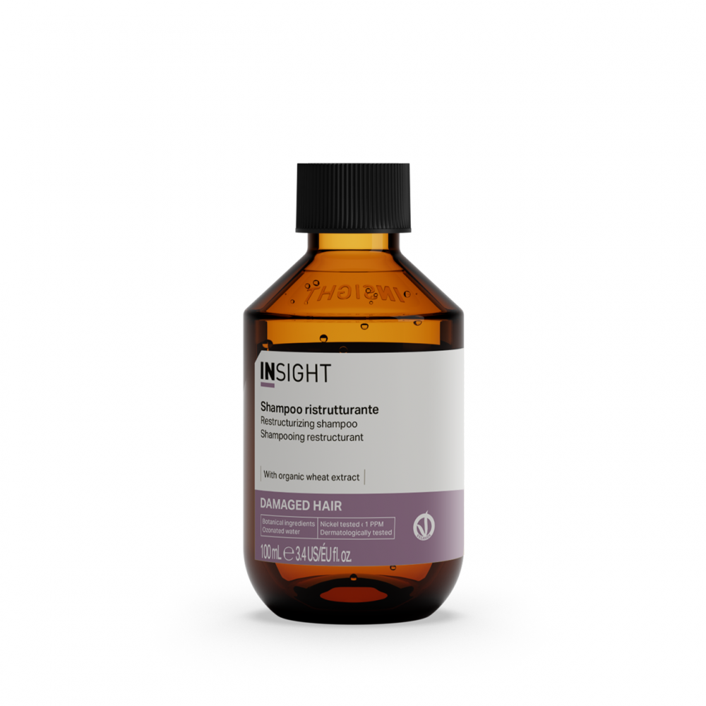 Insight Шампунь "Відновлювальний" для пошкодженого волосся Restructurizing Shampoo, 100 ml (скло)