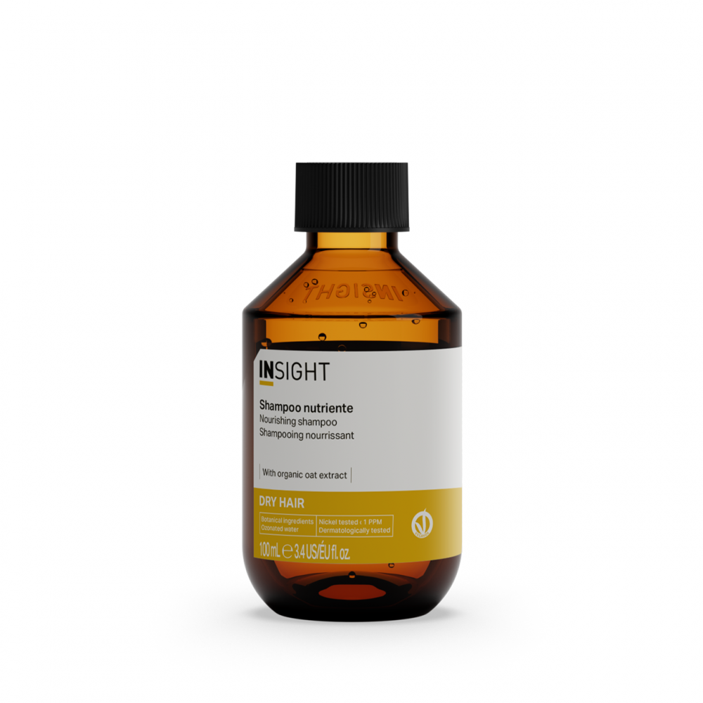 Insight Шампунь живильний для сухого волосся Dry Hair Nourishing Shampoo, 100 ml (скло)