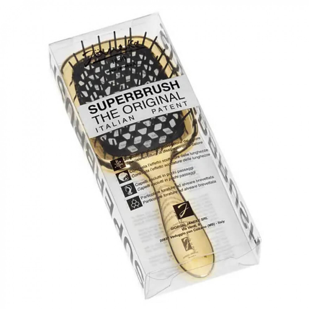 Janeke SUPERBRUSH LIMITED EDITION золото з чорним