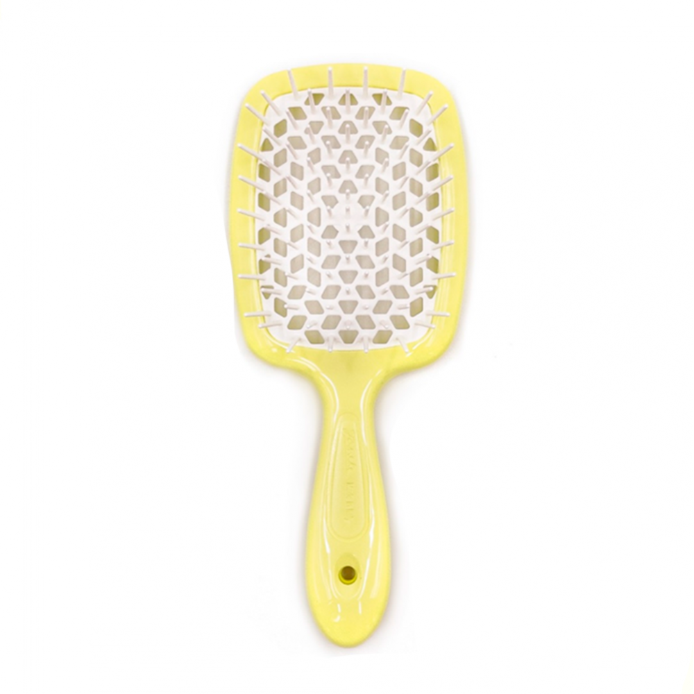 Гребiнець для волосся Janeke 1830 - Superbrush Yellow/White