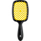 Гребiнець для волосся Janeke 1830 - Superbrush The Original Italian (чорний з жовтим) НФ-00020610