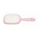 Гребiнець для волосся Janeke 1830 - Superbrush The Original Italian (розовая с белым) НФ-00015688