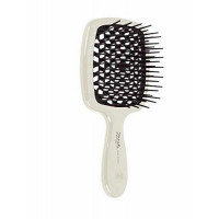 Расческа для волос Janeke - Superbrush The Original Italian (черный с белым)