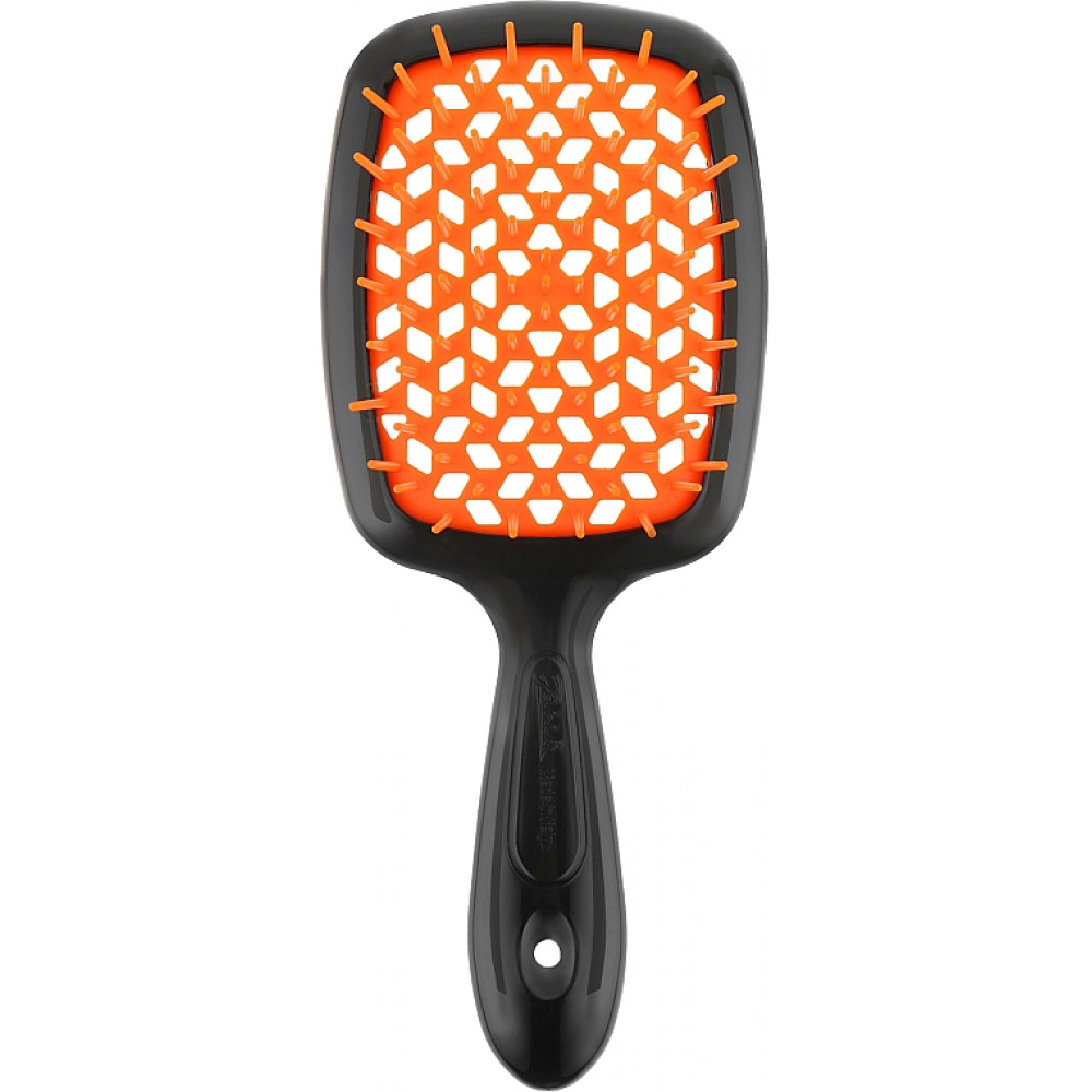 Гребiнець для волосся Janeke 1830 - Superbrush Black/Orange