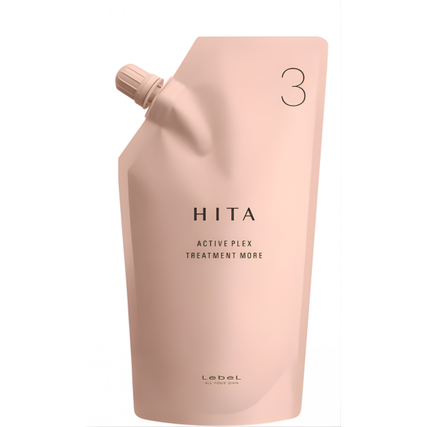 3-й компонент процедуры восстановления непослушных, вьющихся и пористых волос "LebeL HITA ACTIVE PLEX TREATMENT MORE 3 400 ml рефил" НФ-00029328