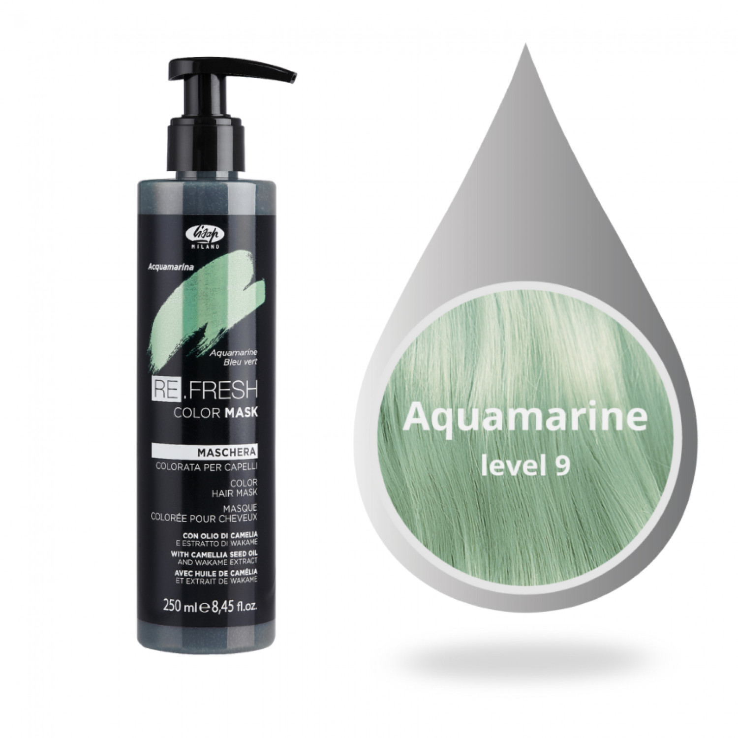 Безаммиачная оттеночная маска Lisap REFRESH - Аквамарин 250 ml НФ-00020712