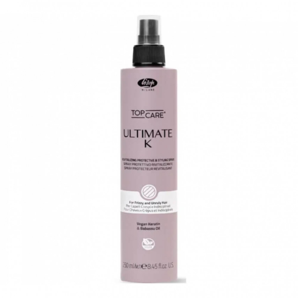 Lisap Ultimate K Revitalizing protective&styling spray спрей /термозахист та укладання, 250 ml