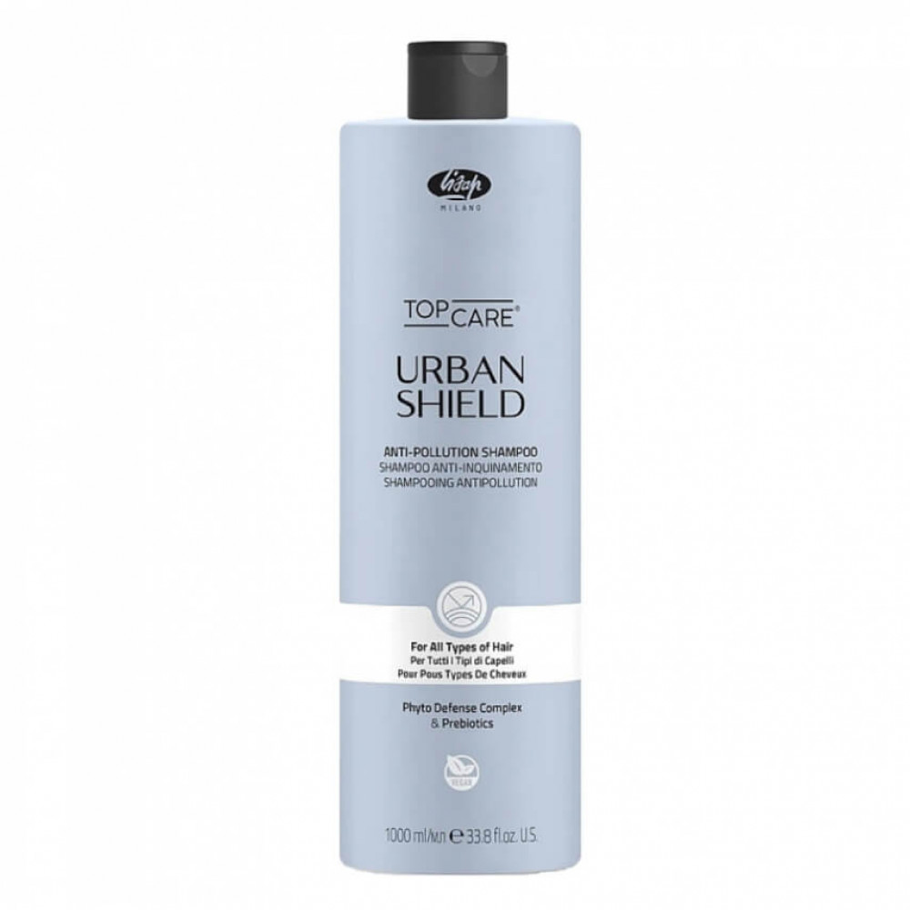 Lisap Urban Shield Anti-pollution shampoo шампунь з пребіотиками, 1000 ml