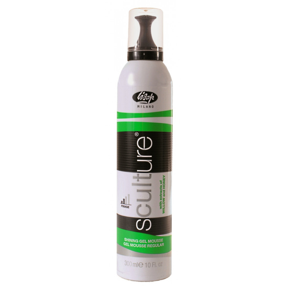 Lisap Sculture Shining Gel Mousse Мусс-Гель для волос нормальной фиксации, 300 ml