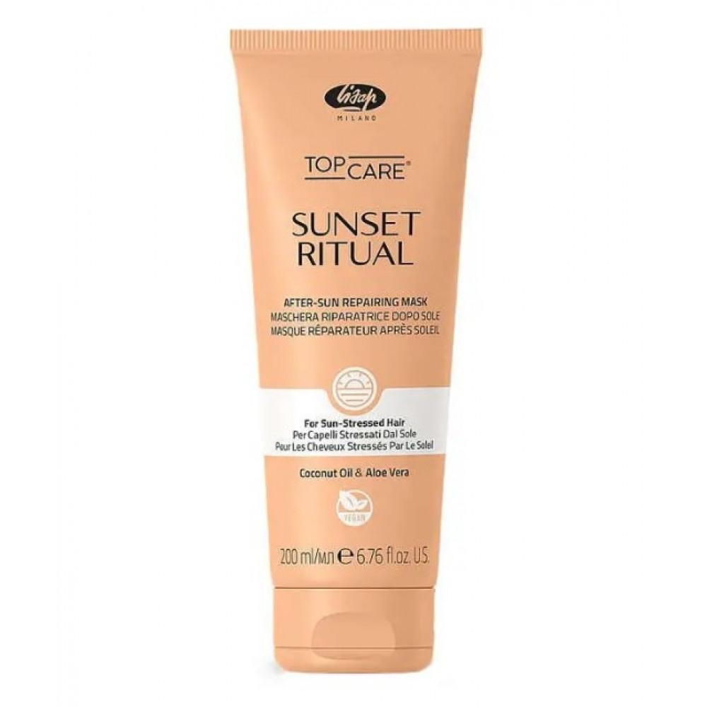 Lisap Відновлююча маска для волосся "Sunset Ritual After Sun Repairing mask", 200 мл