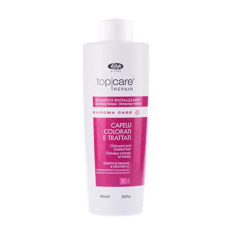 Lisap Top Care Repair Chroma Care revitalising shampoo Шампунь для фарбованого волосся, 1000 ml