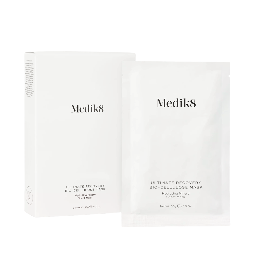 Medik8 Ultimate Recovery Bio Cellulose Mask -відновлювальна біоцелюлозна маска з цинком 6 шт.